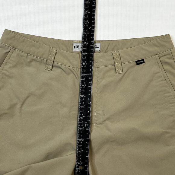 Travis Mathew Khaki Tan Golf Shorts Men's Size 32 Nylon Polyester 10” Inseam - Picture 9 of 16